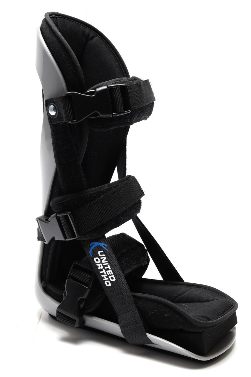 United Ortho USA12033 Plantar Fasciitis Adjustable Leg Support Brace, Small, Bla