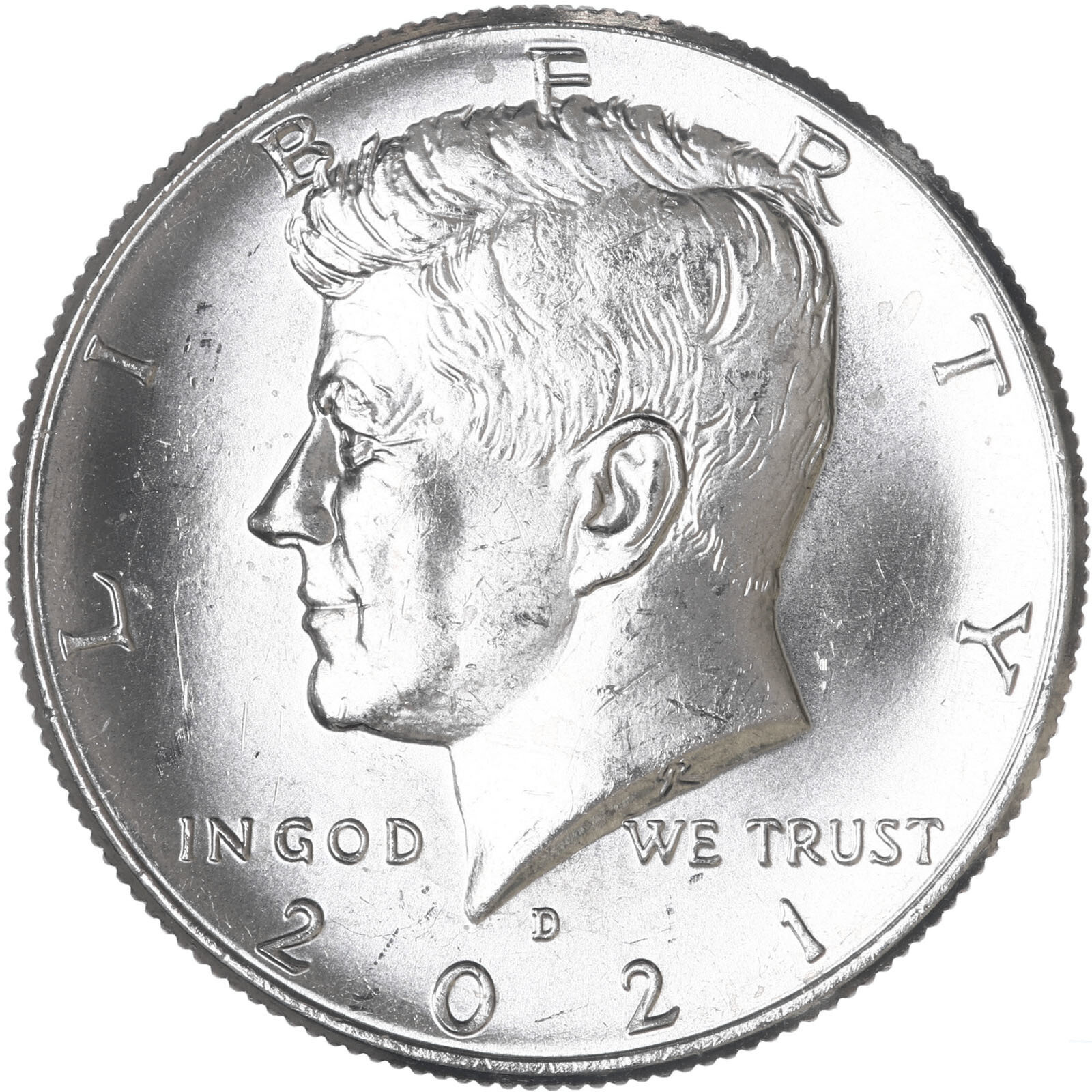 2021 D Kennedy Half Dollar CN-Clad BU
