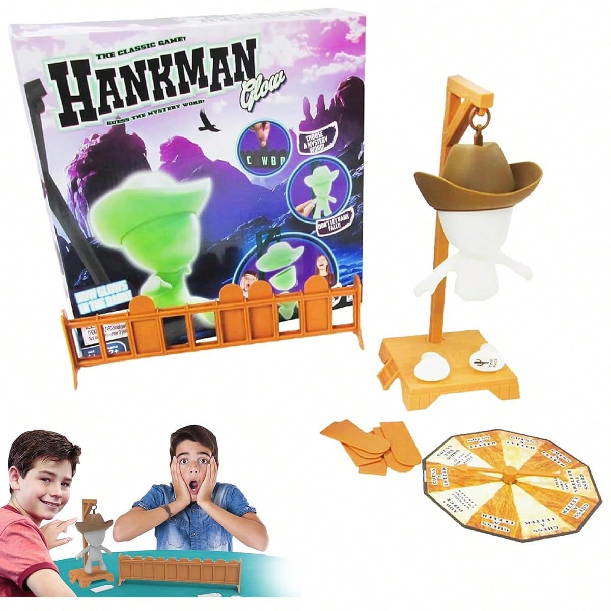 Magnetic Hangman Mystery Words Guessing Game For Kid &Families Travel Games US