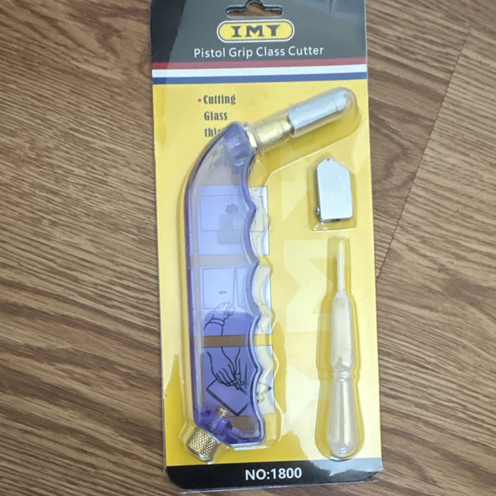 IMT Pistol Grip Glass Cutter 1800 Glass Cutting Tool Precision Handheld Model