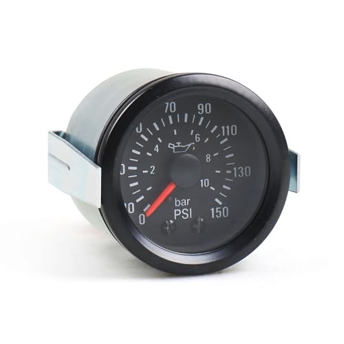 2" 52mm Mechanical Oil Press Gauge 0-10 Bar/0-150PSI Oil Pressure 12V Press