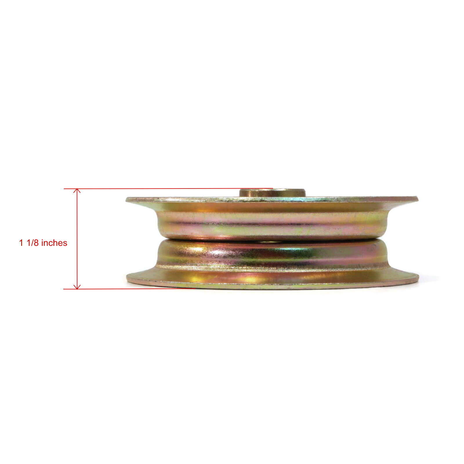 (Pack of 6) Flat Idler Pulleys for Oregon 34-046, 34046 & John Deere AM37321