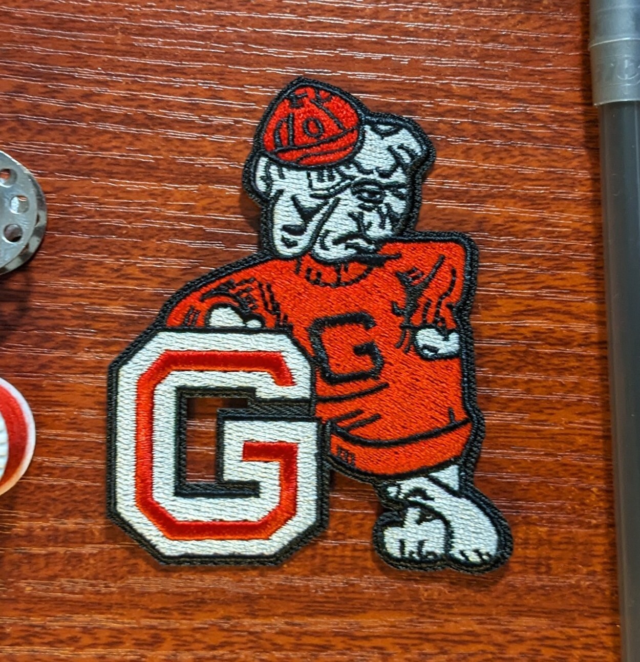University of Georgia Bulldogs Patch College Embroidered Iron On 3.25x2.75"