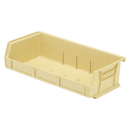 Quantum Storage Systems Qus232iv Hang & Stack Storage Bin, Polypropylene,