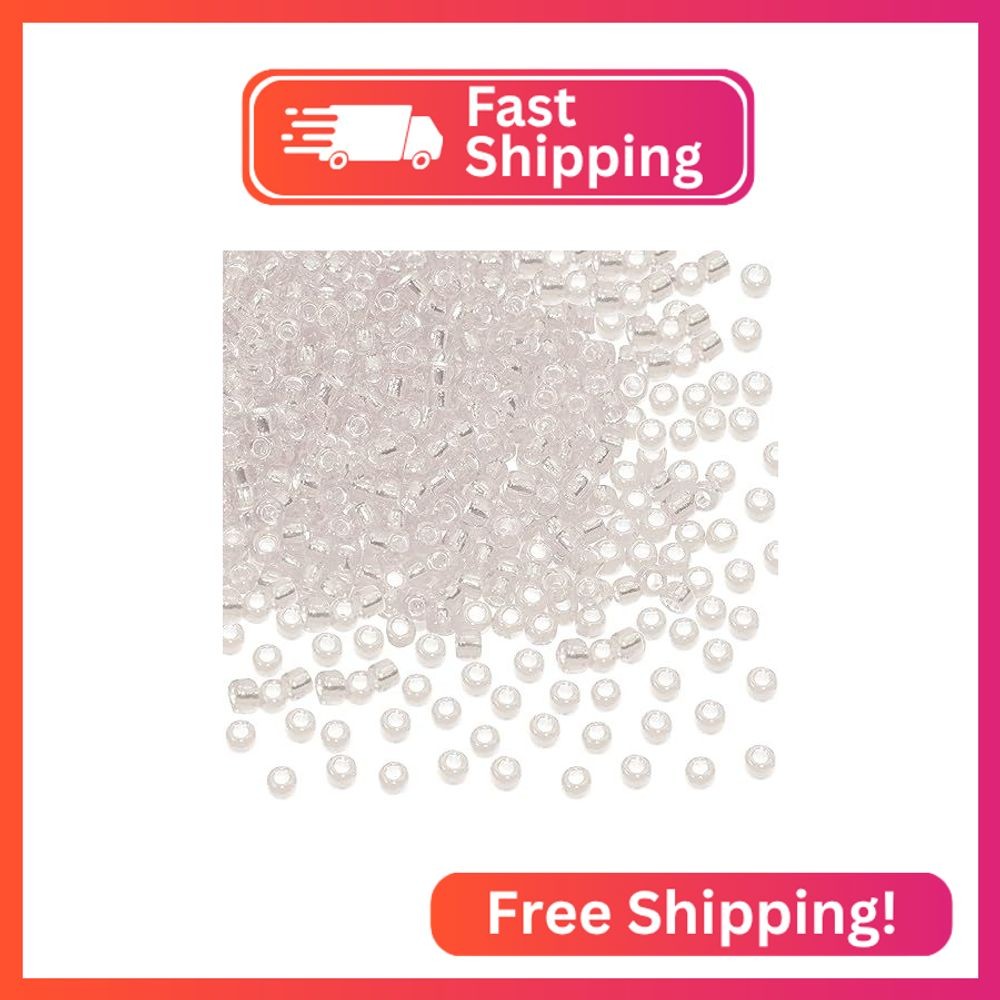Glass Seed Beads Penta Angel 50g Mini Round Craft Loose Spacer Pony Beads for Ea