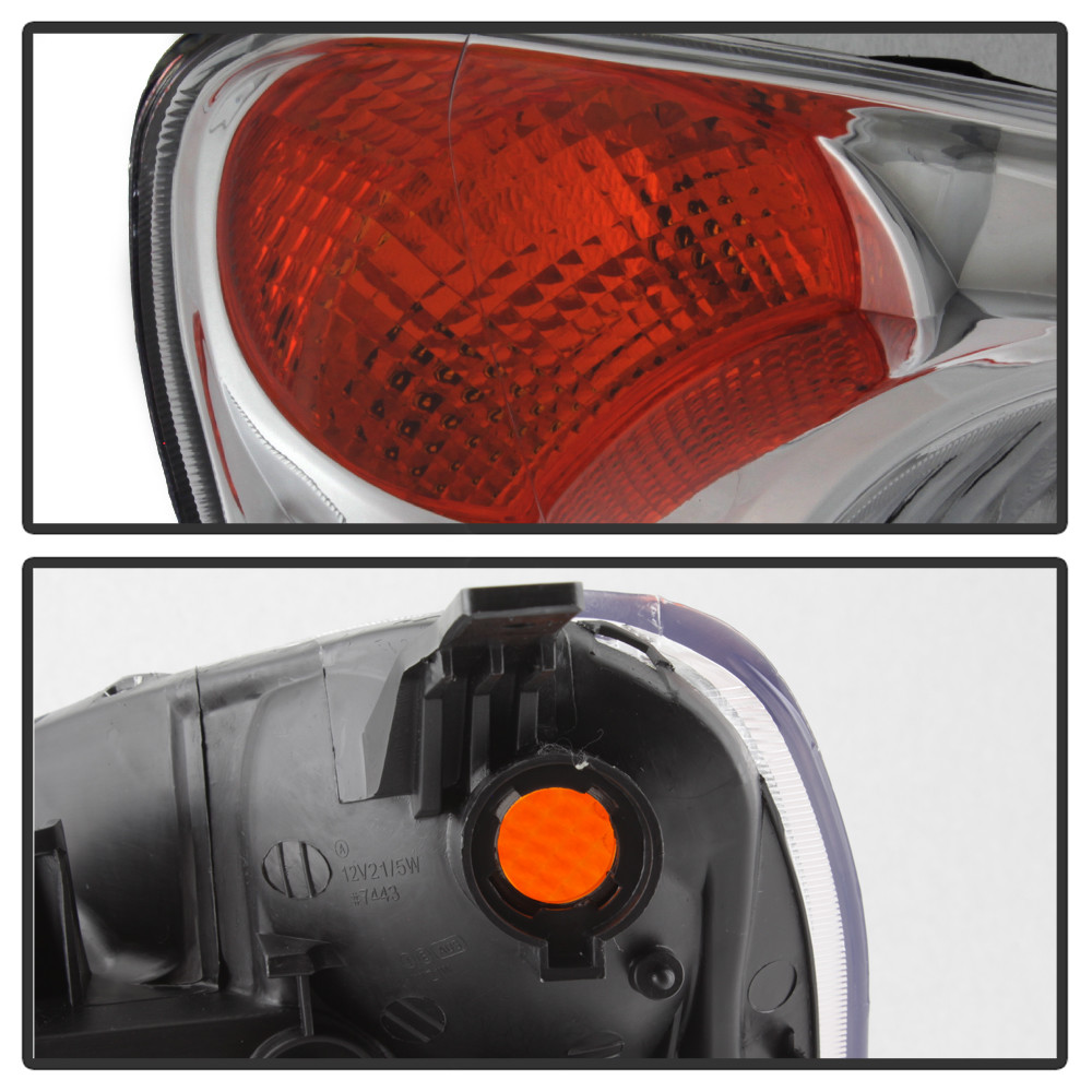 For 2002 2003 2004 Honda CRV C-RV Headlights Headlamps Replacement Left+Right