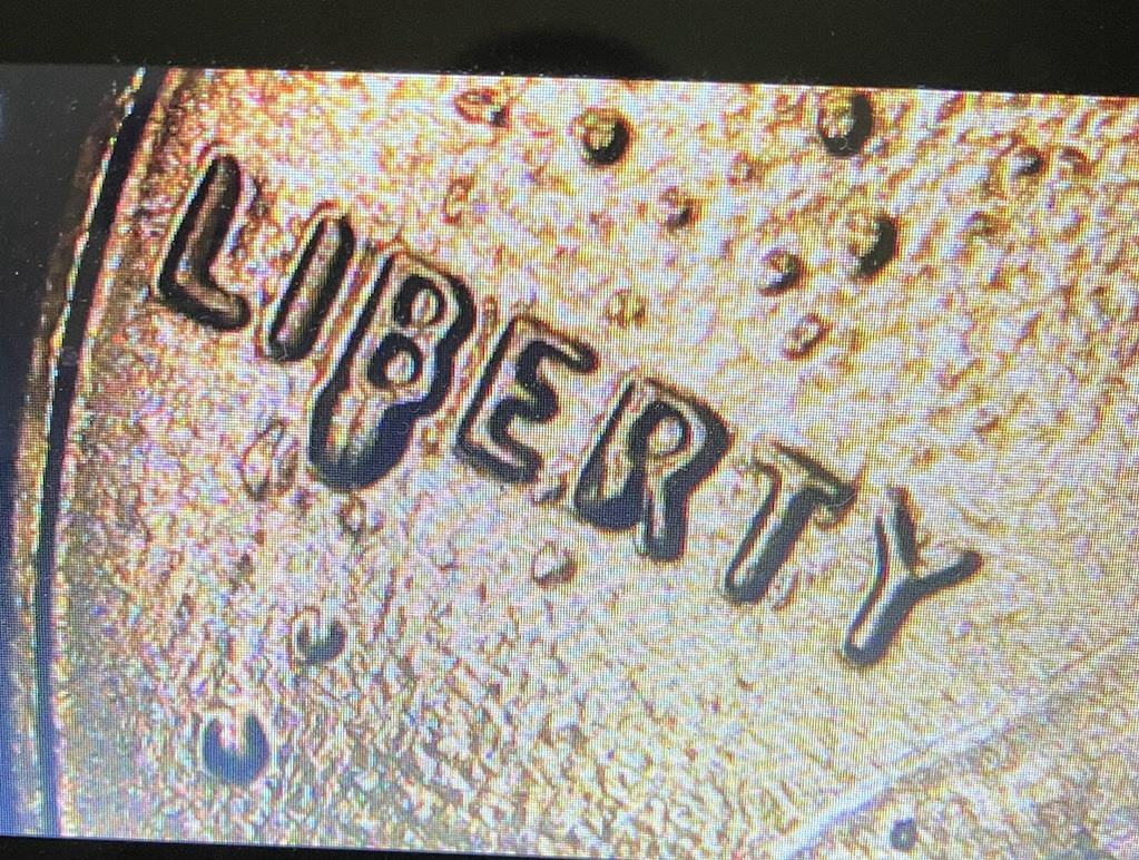 2024 BU Lincoln Shield Error Pennies Struck Through Grease,Plating Bubbles