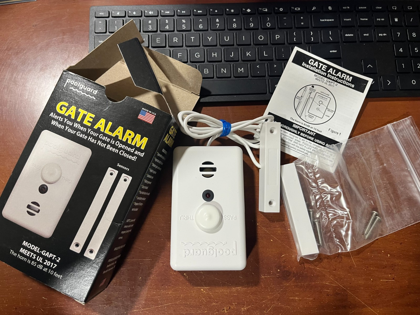 POOLGUARD MODEL # GAPT-2 ***** GATE ALARM *****