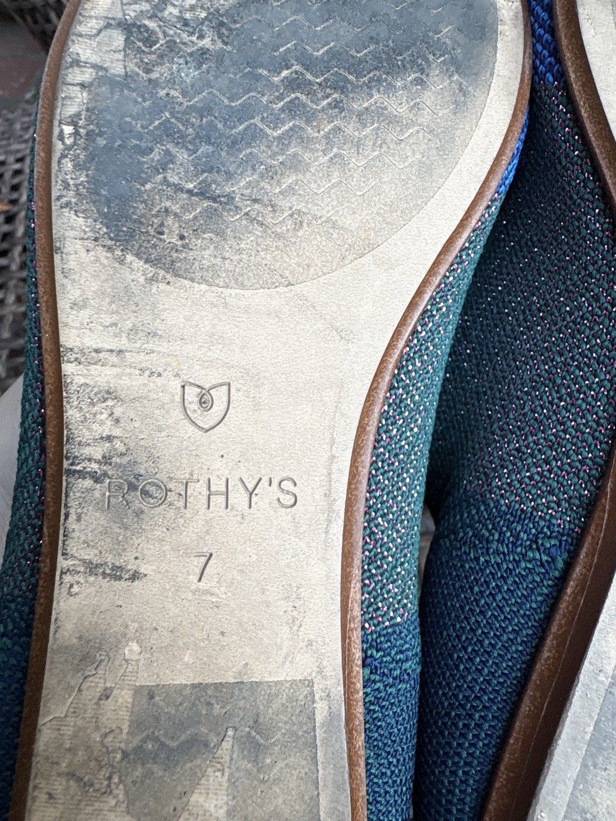 Rothy’s The Point Metallic Berry Limited Edition Size 7