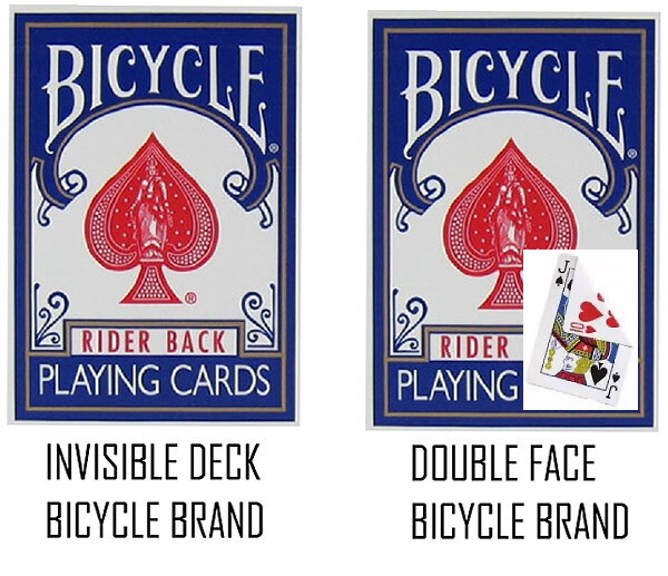 INVISIBLE DECK AND DOUBLE FACE DECK - PREMIUM QUALITY MADE IN USA BRAND NEW
