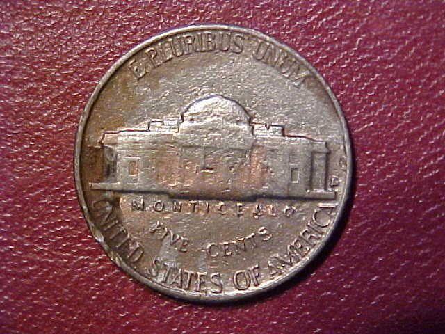1956-D Nickel -Improper Plating-Copper Exposed Planchet - Nice ꓤOꓤꓤƎ ! - d720dth