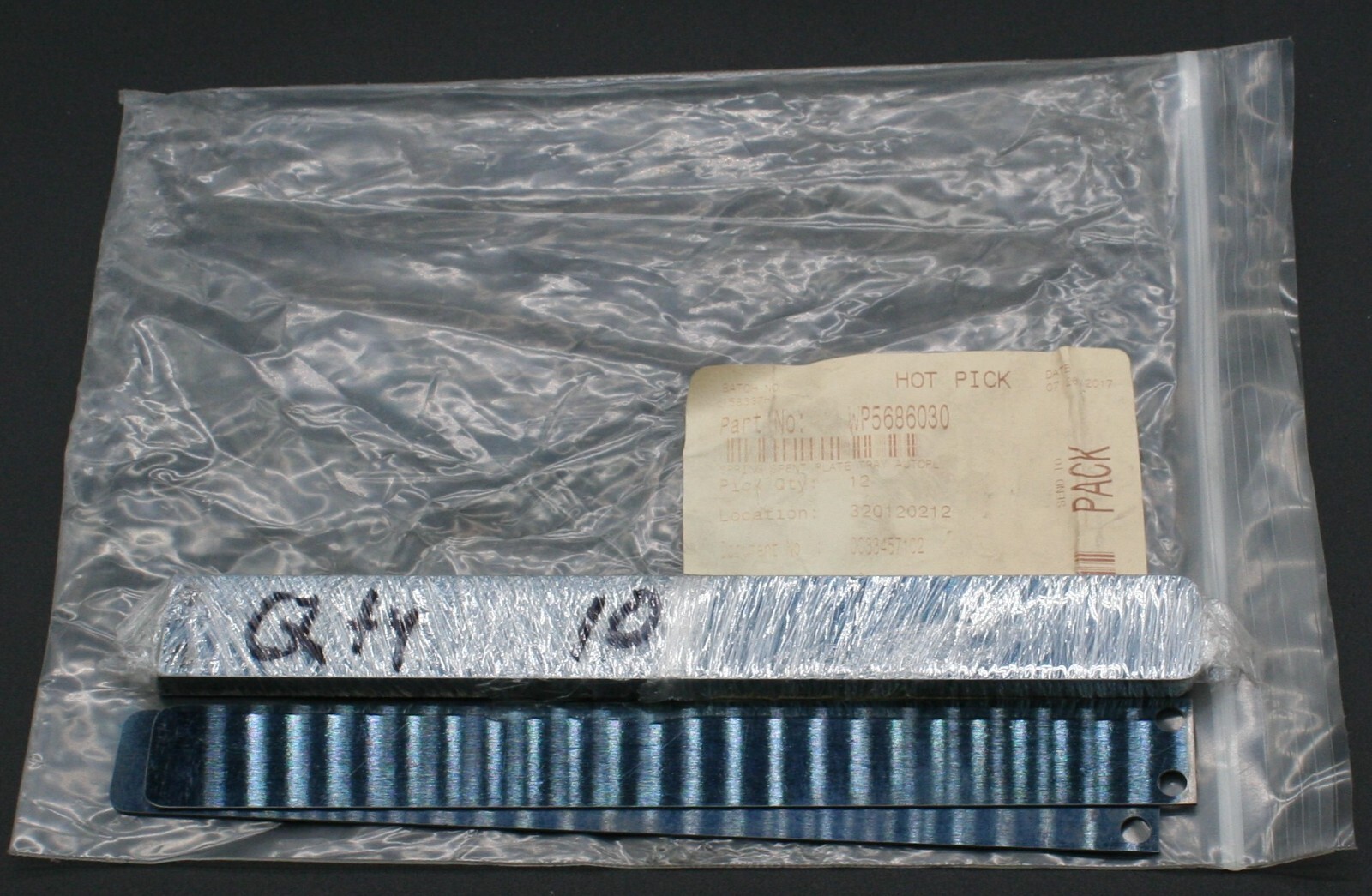 Twelve (12) Goss WP.5686030 Spring Spent Plate Tray Auto PL WP NEW