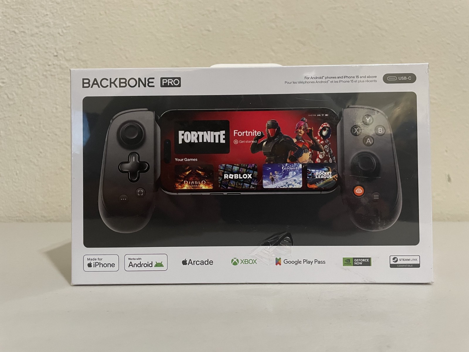 Brand New & Sealed Backbone Pro Wireless Controller For Mobile & Cloud Gaming