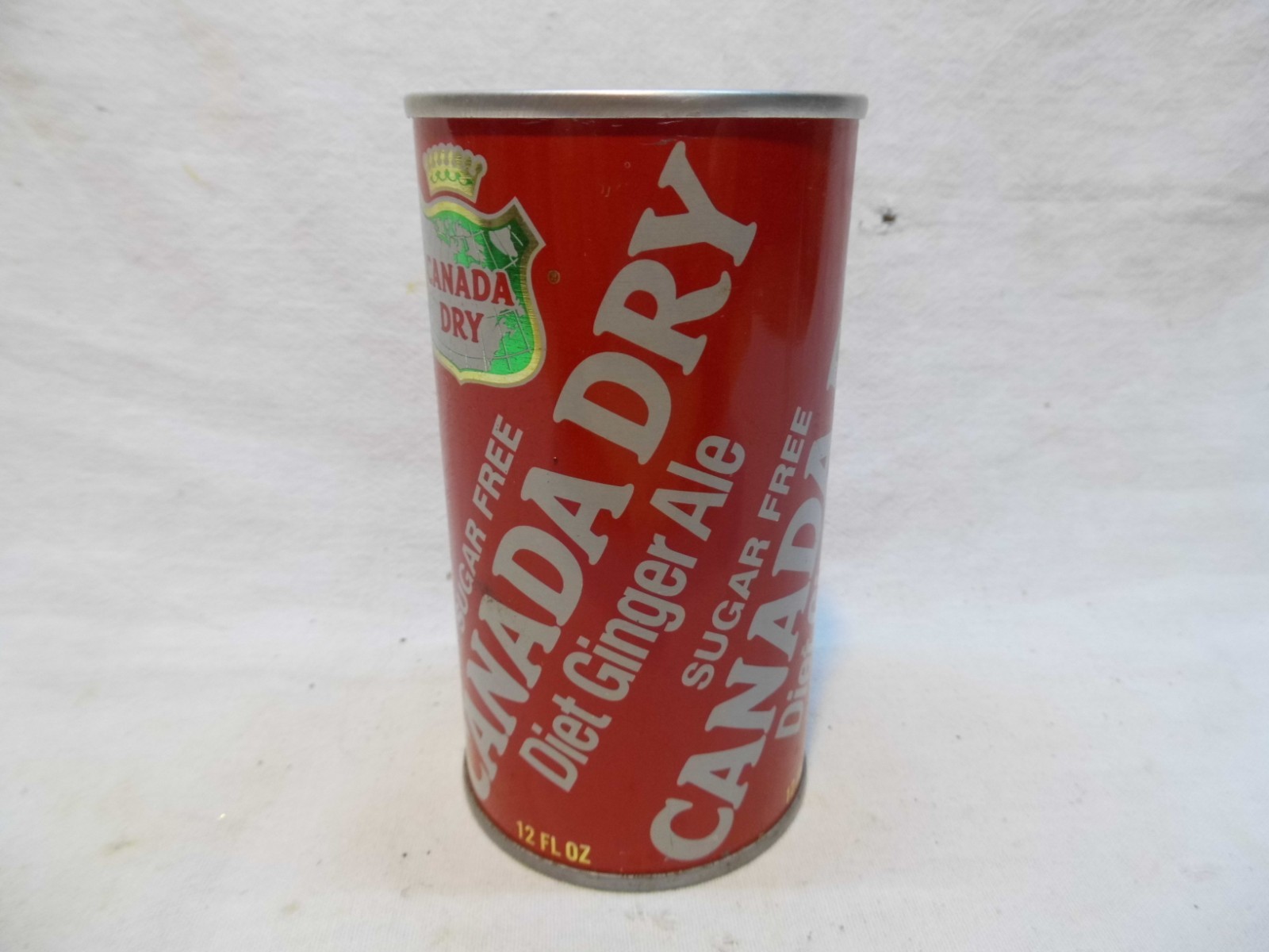 CANADA DRY SUGAR FREE DIET GINGER ALE SODA CAN~CANADA DRY CORP. MAYWOOD. ILL #95
