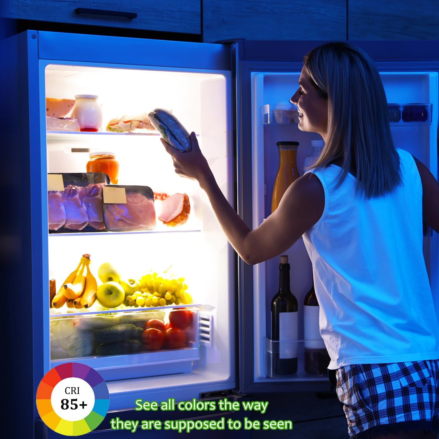 LED Refrigerator Light Bulb, 40W Equivalent LED A15 Bulb, 5W Daylight 5000K E26