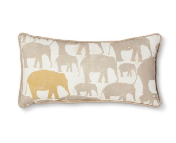 Threshold 3M Outdoor / Patio Pillow Waterproof Gold Elephant lounge or chair