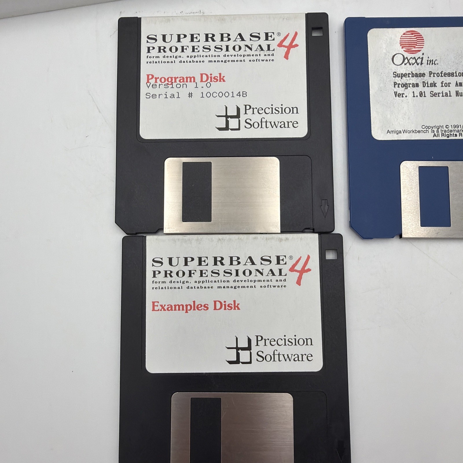 Superbase Professional 4 Commodore Amiga 9 Disks Manuals Box Precision Oxxi Test