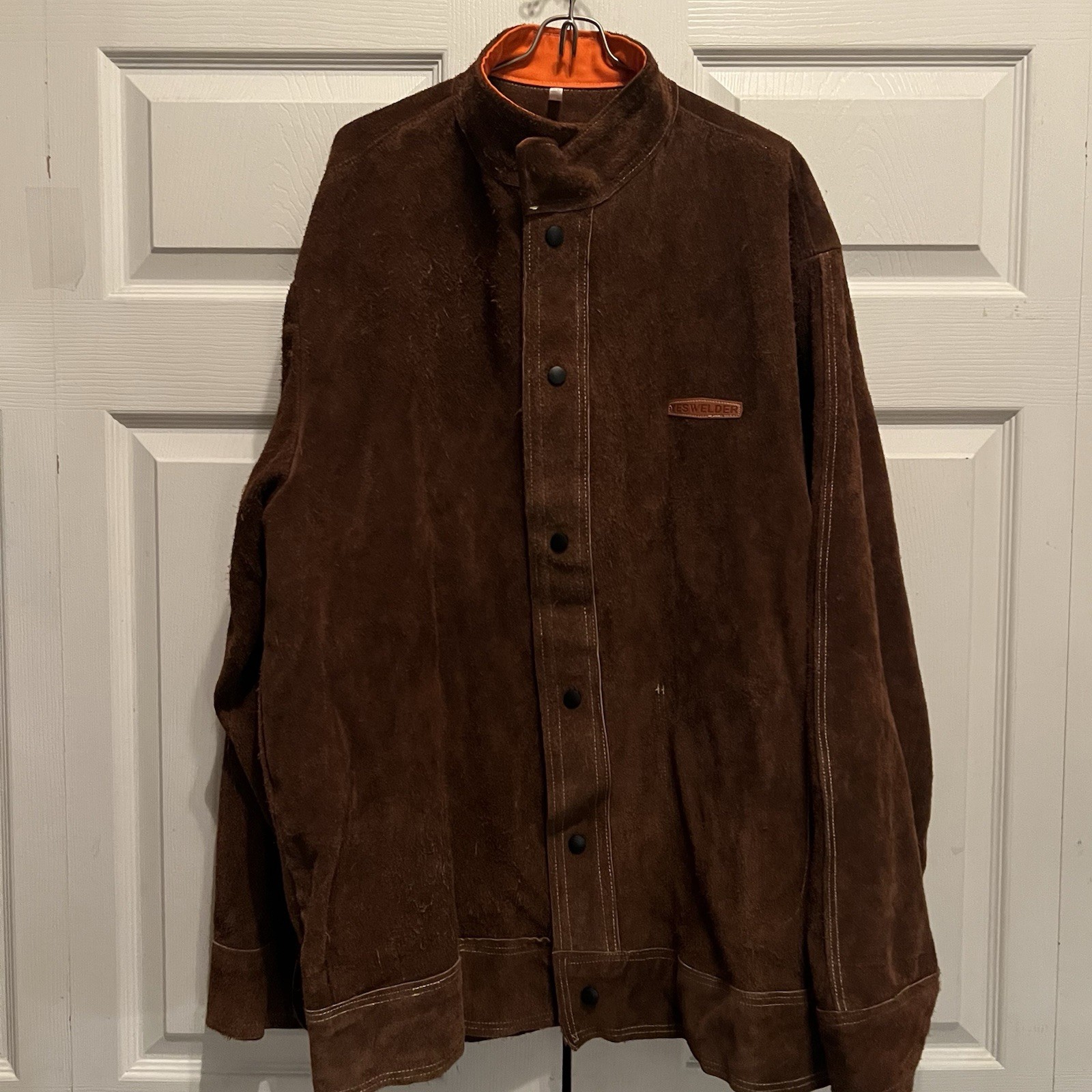 Yeswelder Flame Resistant leather Welding Jacket Size XL