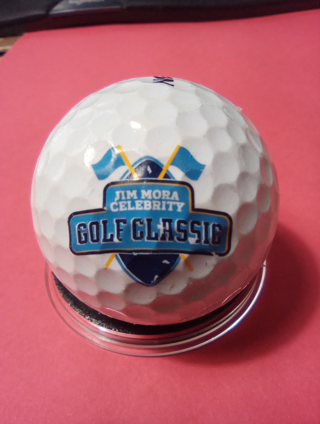 PGA JIM MORA CELEBRITY CLASSIC LOGO GOLF BALL GREAT FOR ANY VINTAGE COLLECTION!