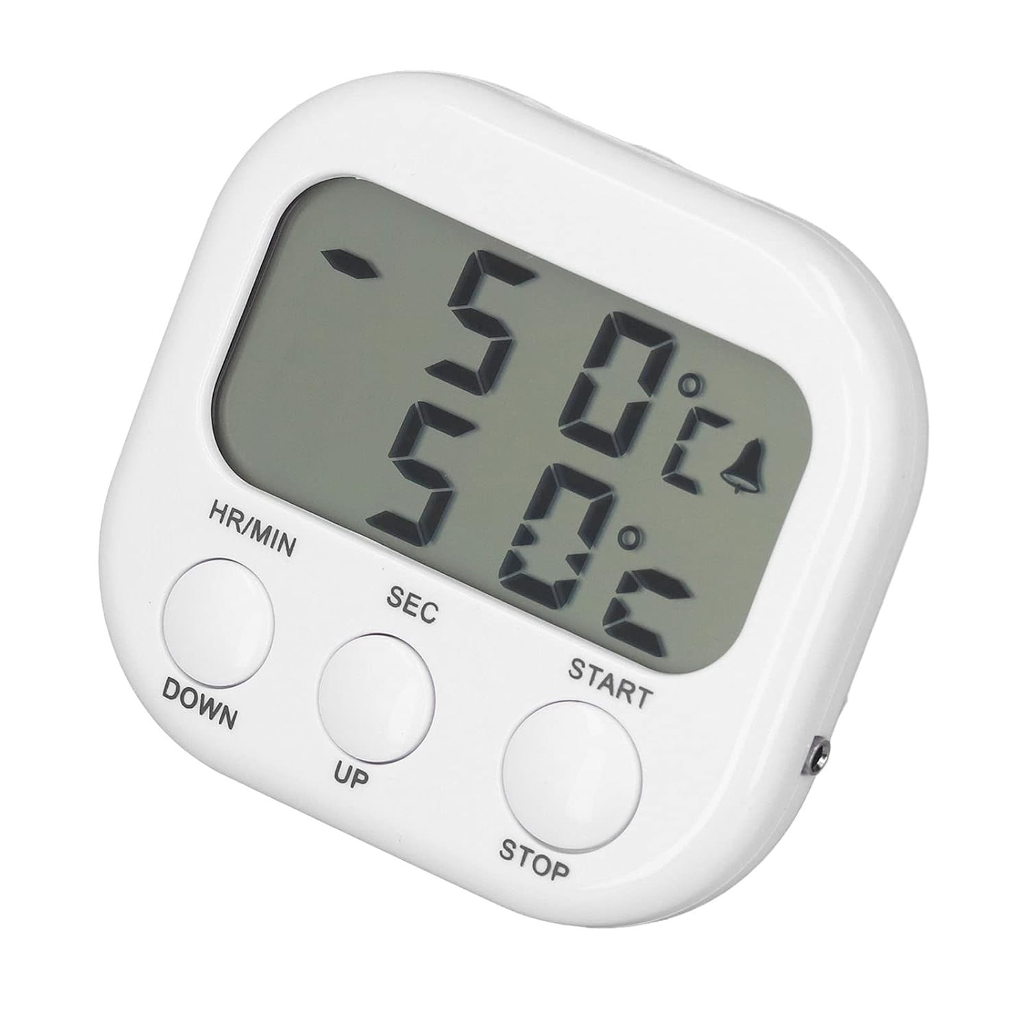 Food Probe Thermometer, Digital Meat Thermometer with Preset Temperature and Tim