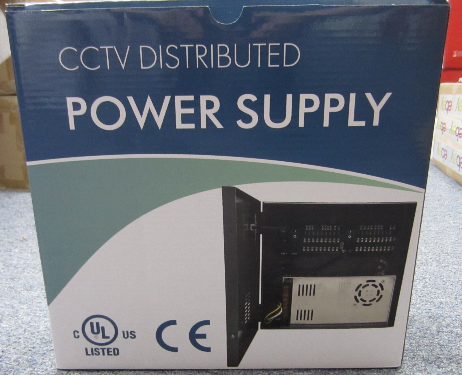 18 CH CCTV Security Camera Power Supply Box 12V DC UL Listed