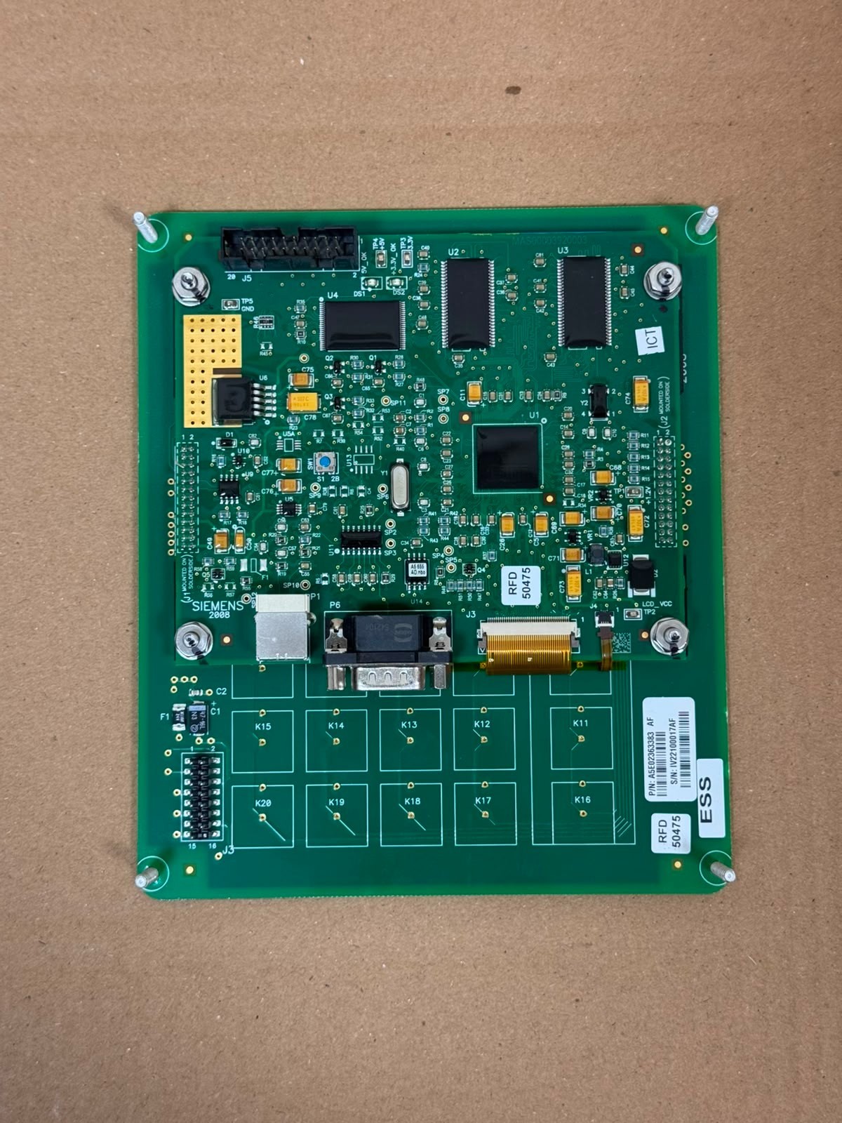 Siemens / Operation Panel - Control Keypad / A5E02363383