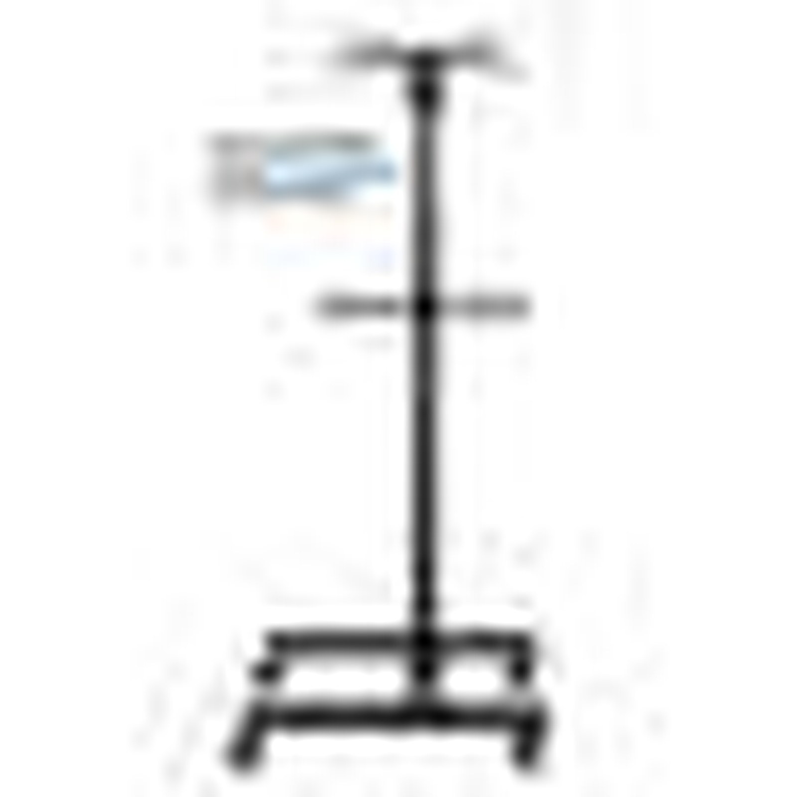 Mount-It! Mobile Projector & Laptop Stand with 2 Shelves