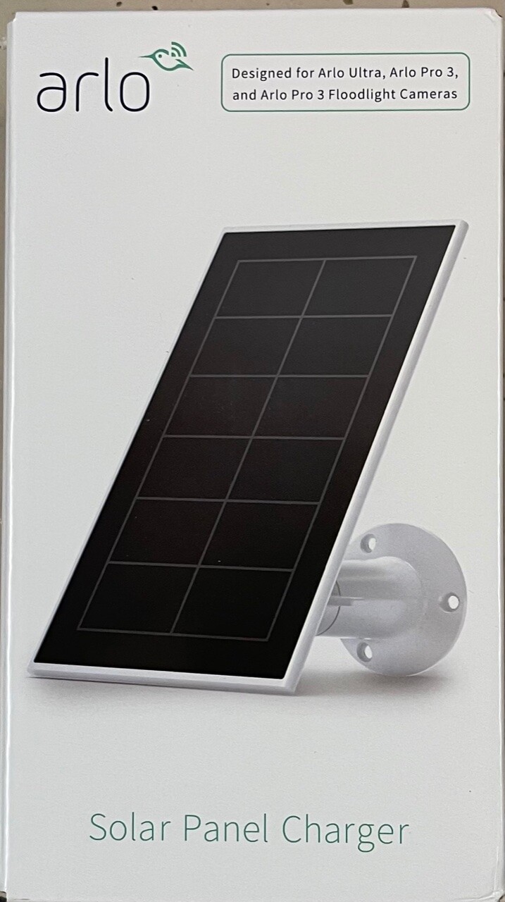 2 Pack Arlo Solar Panel Charger for Ultra, Ultra 2, Pro 3 & Pro 4