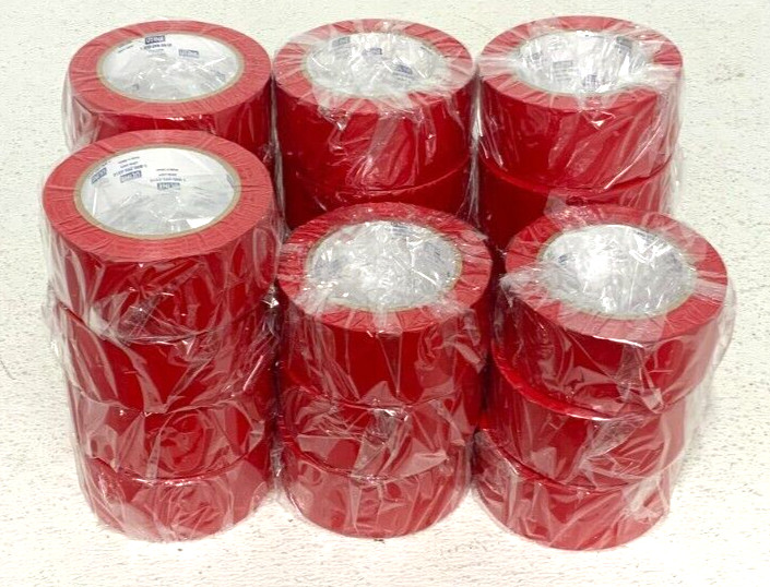 NEW Lot of 22 Rolls ULine S-385 Industrial Vinyl Safety Tape 6 MIL 2" x 36 yds