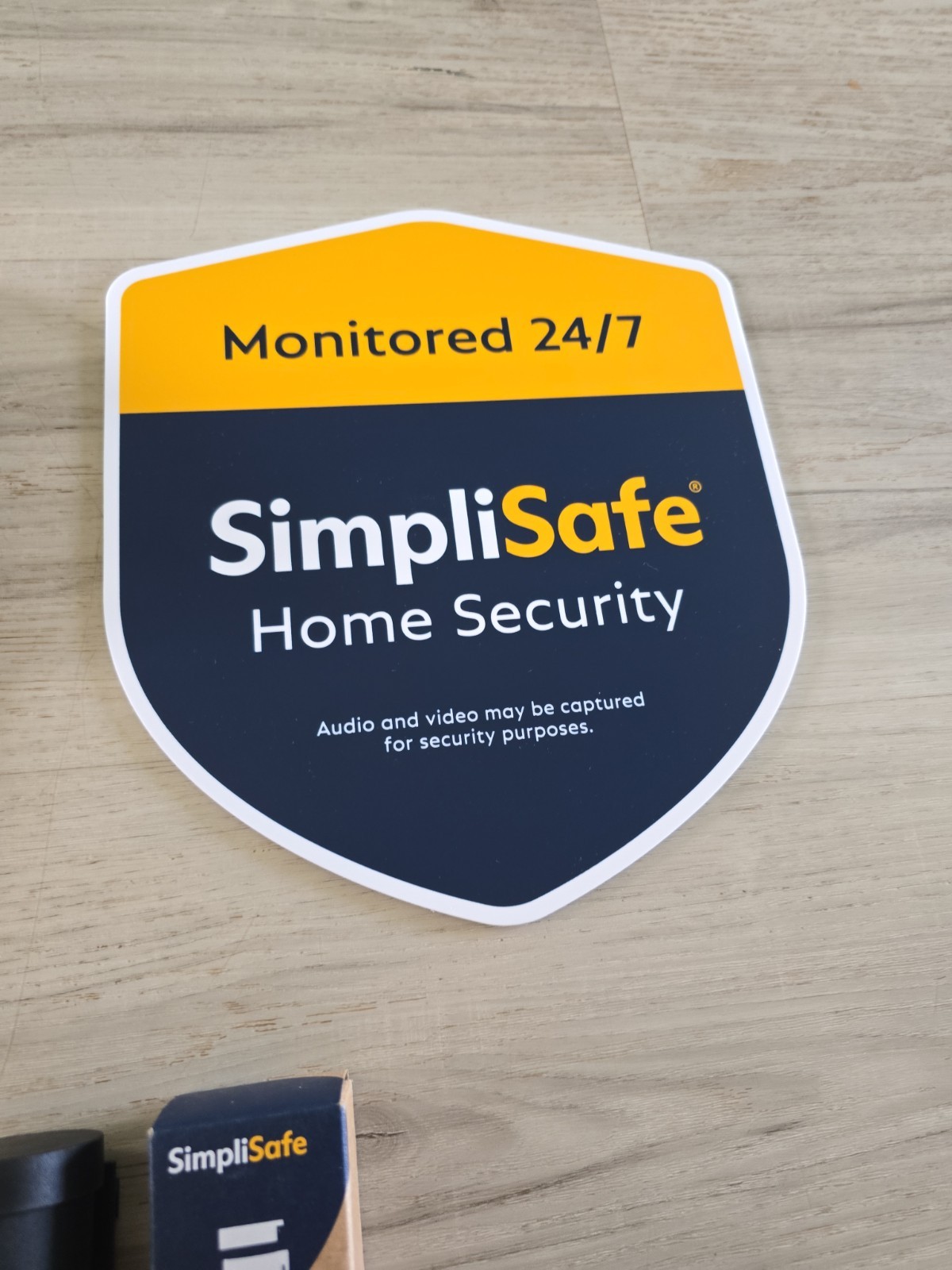 SimpliSafe Home Security Yard Sign With Stake