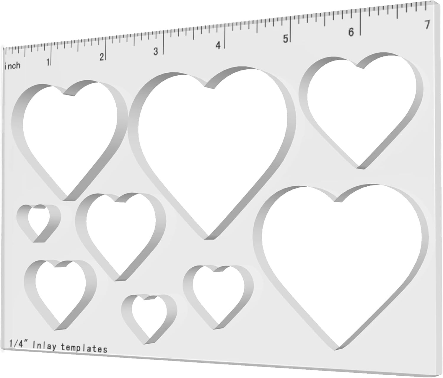 9 in 1 Router Templates for Woodworking Router Jig Template Heart Inlay Template
