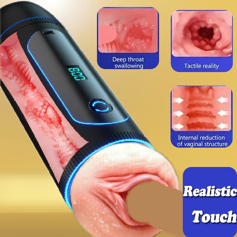 Automatic Handsfree Male Masturbaters Cup Stroker Pocket Pussy for Men Sex Toy