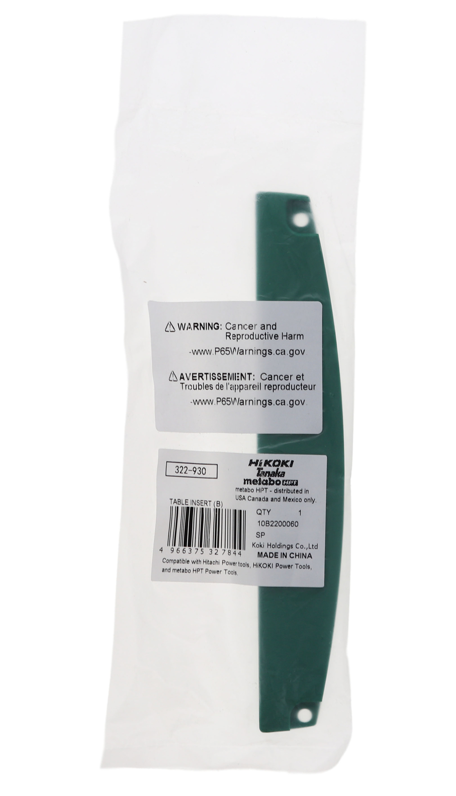 Metabo HPT 322930 Table Insert (B) Replacement Part for Models C10FCE2 (2-Pack)