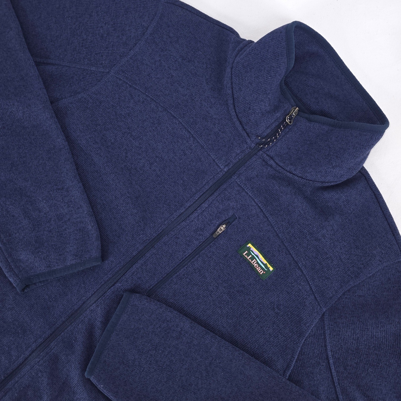 LL Bean Fleece Full Zip Jacket Men's Large Shacket Outdoor Lagenlook Activewear