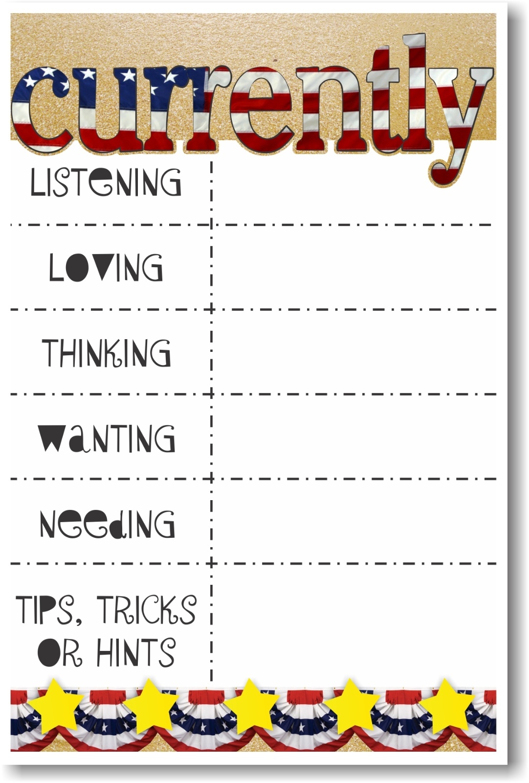 Currently: Listening, Loving, Thinking - NEW Classroom Motivational Poster