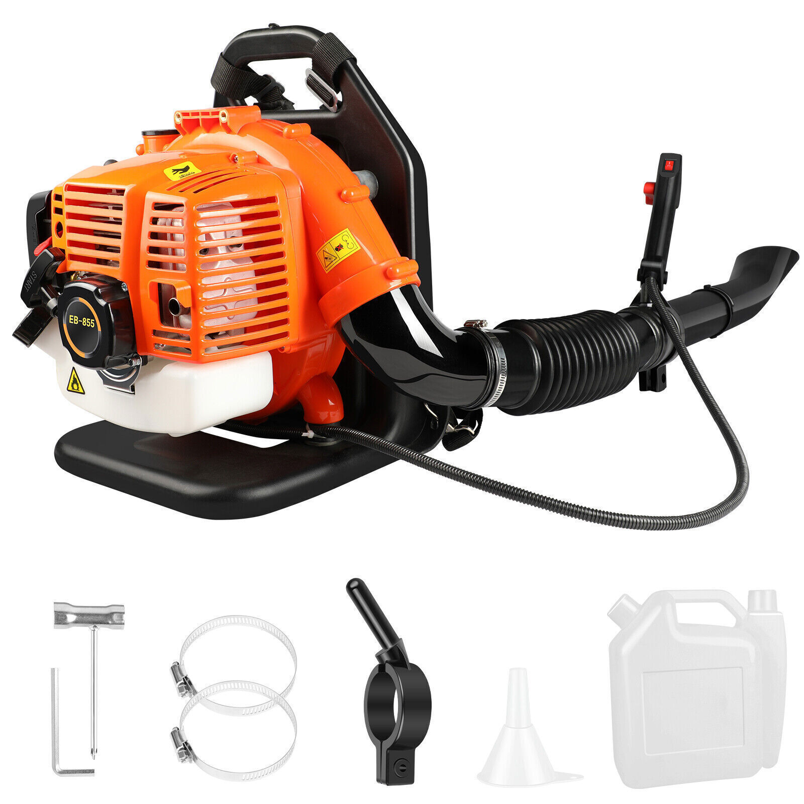 Air Leaf Blower Gas Powered Snow Blower 665 CFM 26CC/30CC/43CC 2-Stroke Engine