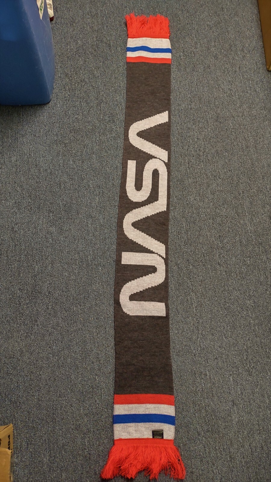 Lootwear by Loot Crate NASA Knitted Scarf 2019 Space Winter Activity 62"x7"