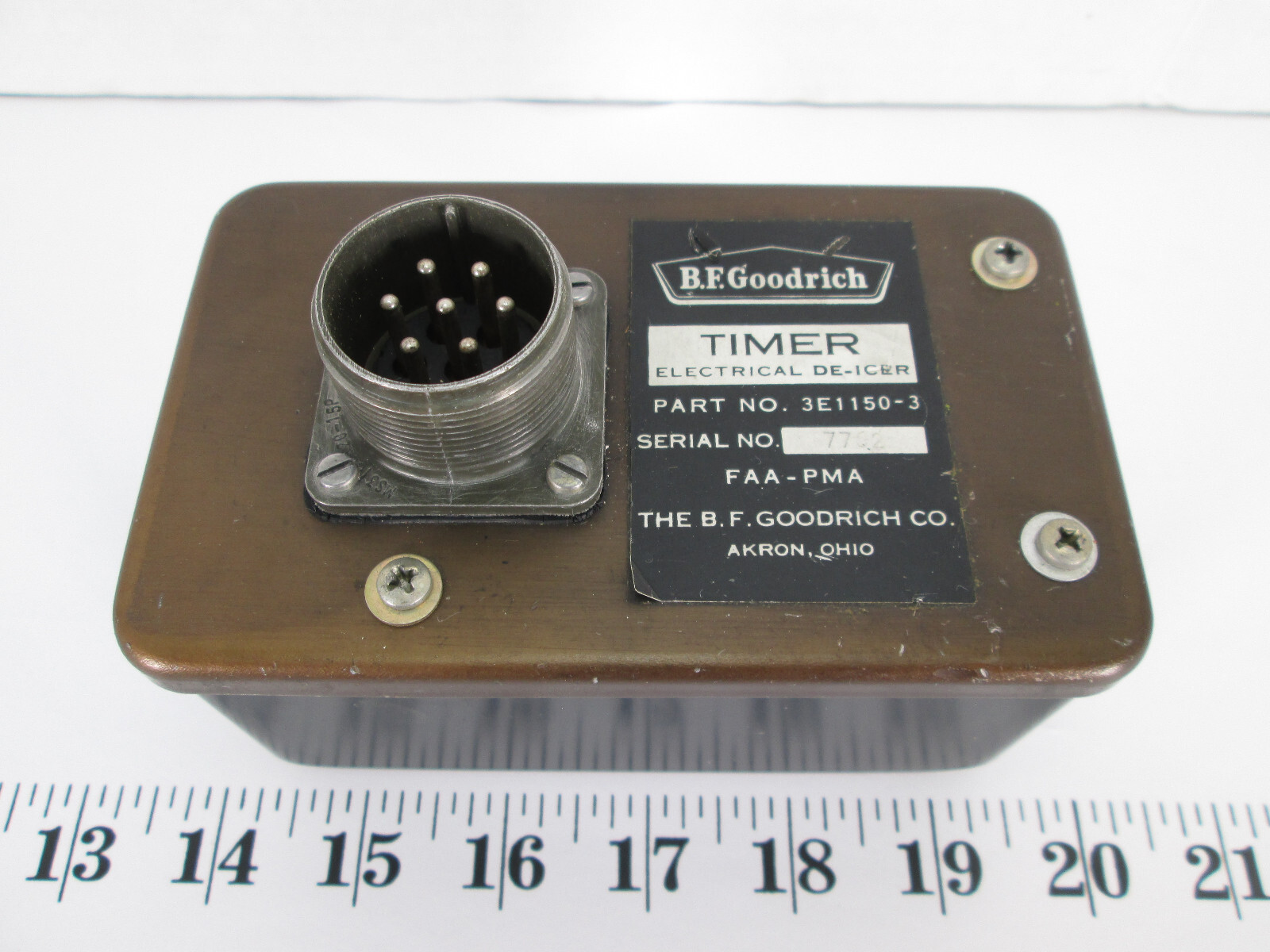 B.F. Goodrich Electrical De-Icer Timer 3E1150-3 Aviation Avionic Airplane SKU O4