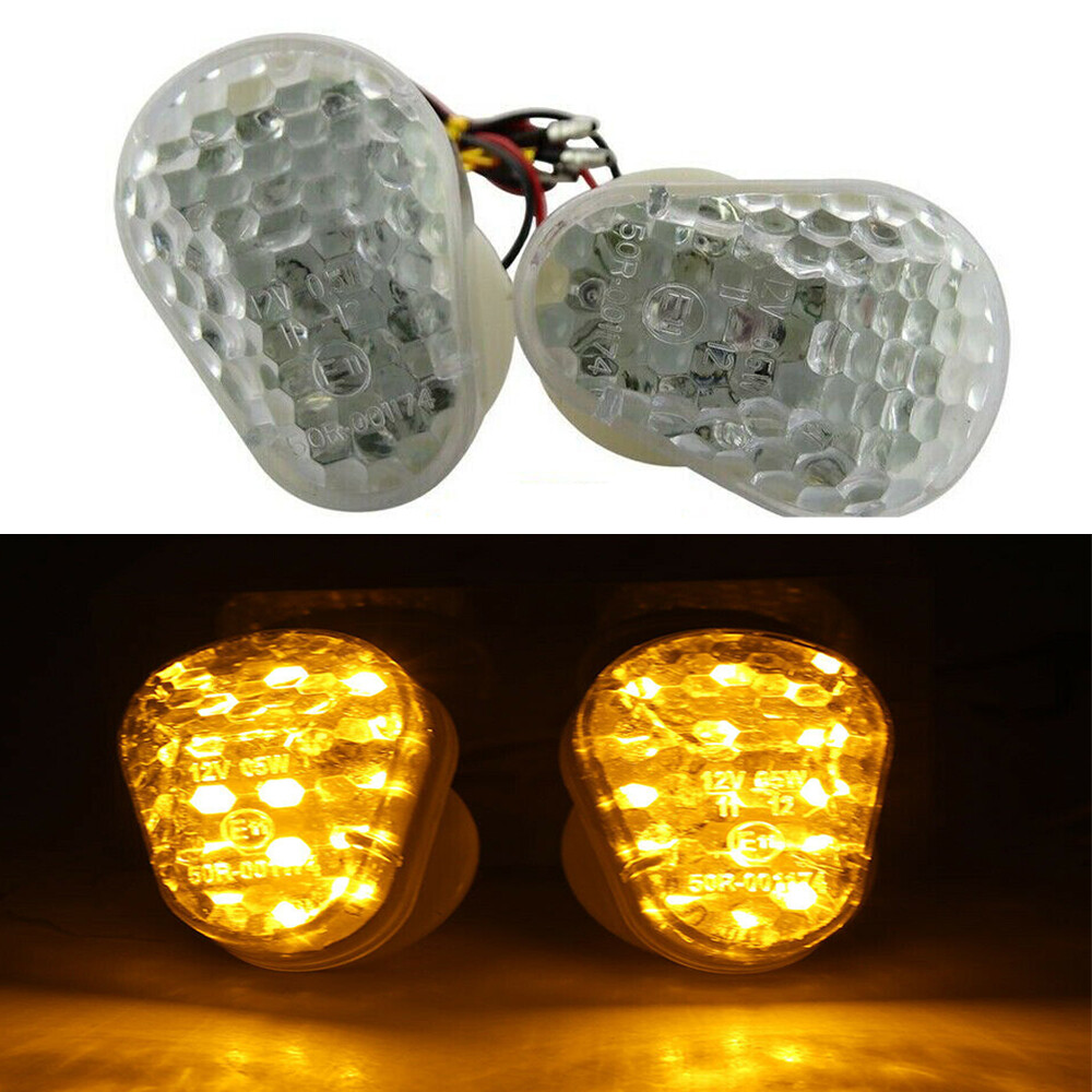LED Turn Signal Blinker Indicator Light For Kawasaki Ninja ZX7R ZX6R 1996-2003