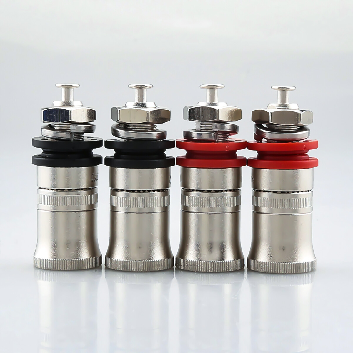 HiFi Speaker Amplifier Binding Post Niobium Plating Jack Connector Banana Socket