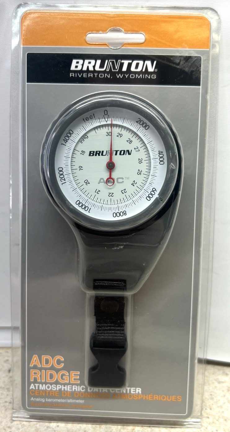 Brunton Atmospheric Data Center ADC Ridge Precision Analog Barometer Altimeter