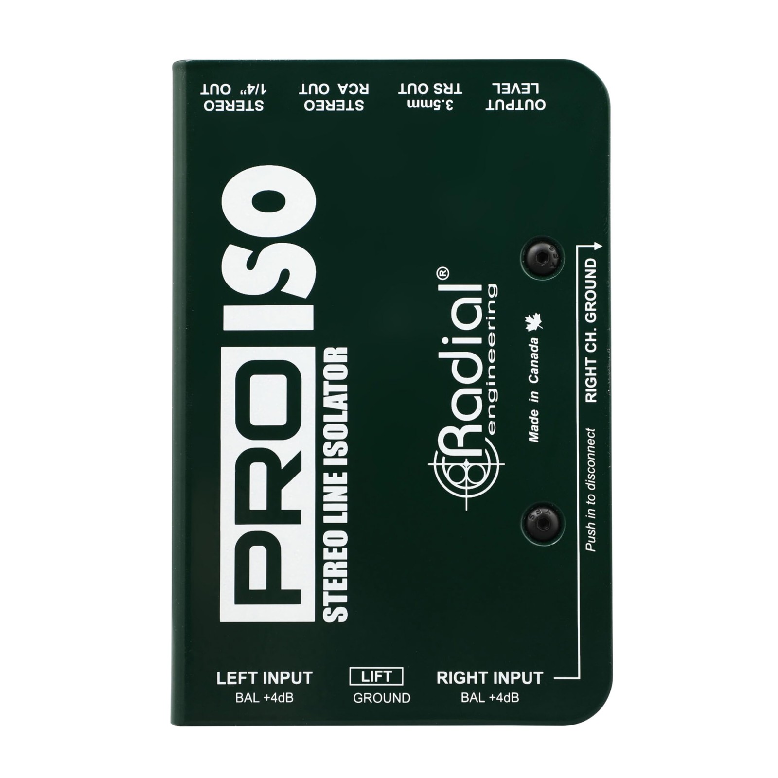 Radial Pro-Iso Stereo XLR Isolator and Converter