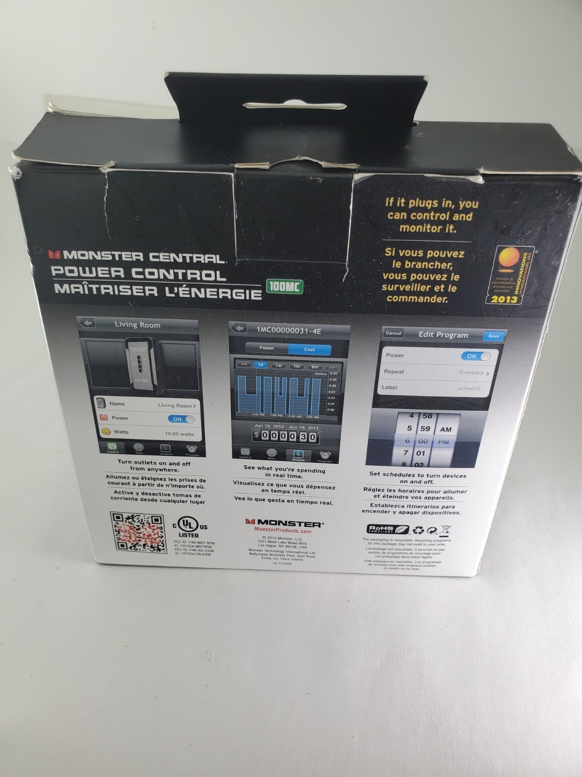 Monster Central Power Control 100MC with Ethernet Gateway kit (Requires app)