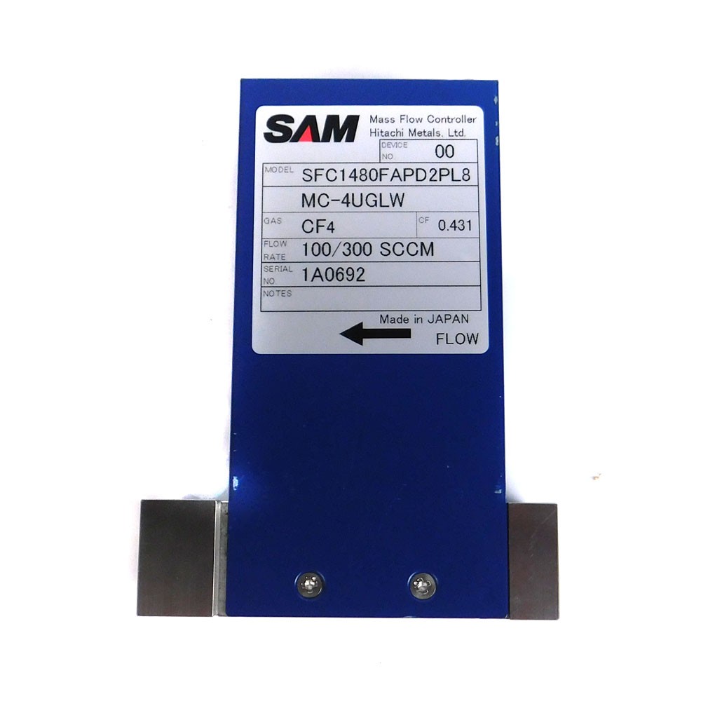 Sam Fantas SFC1480FAPD2PL8 Mass Flow Controller MFC CF4 100/300 SCCM MC-4UGLW