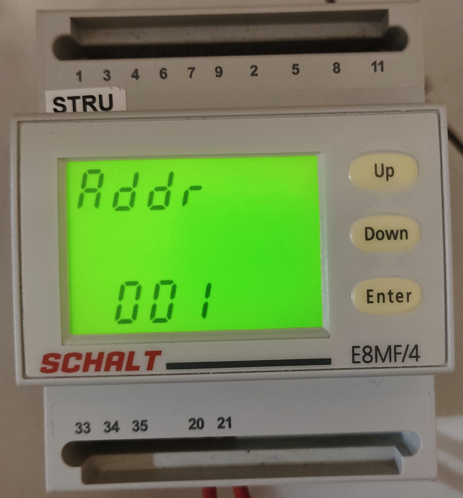 SCHALT E8MF/4 Digital Multimeter Network Analyzer Driving DIN Power Contactor