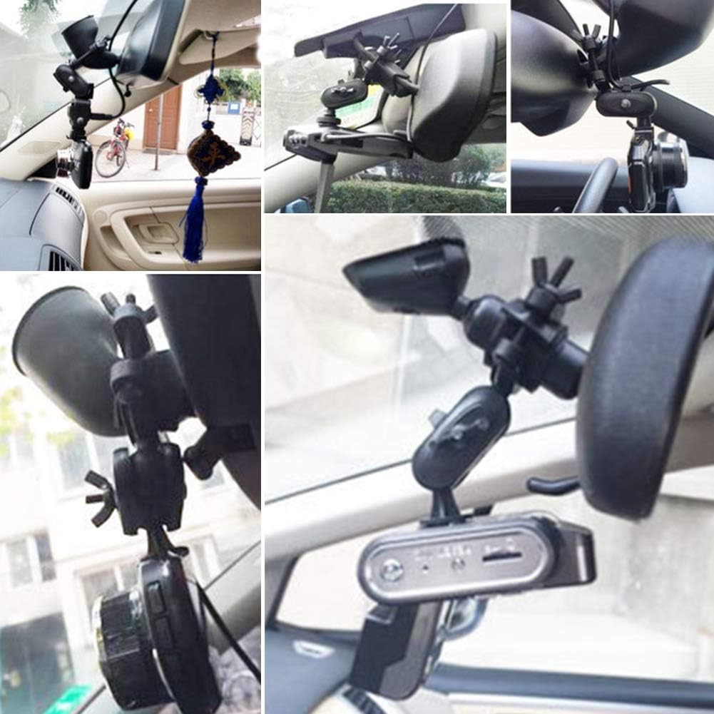 Dash Cam Mount, Car Interior Holder Camera Bracket Universal black