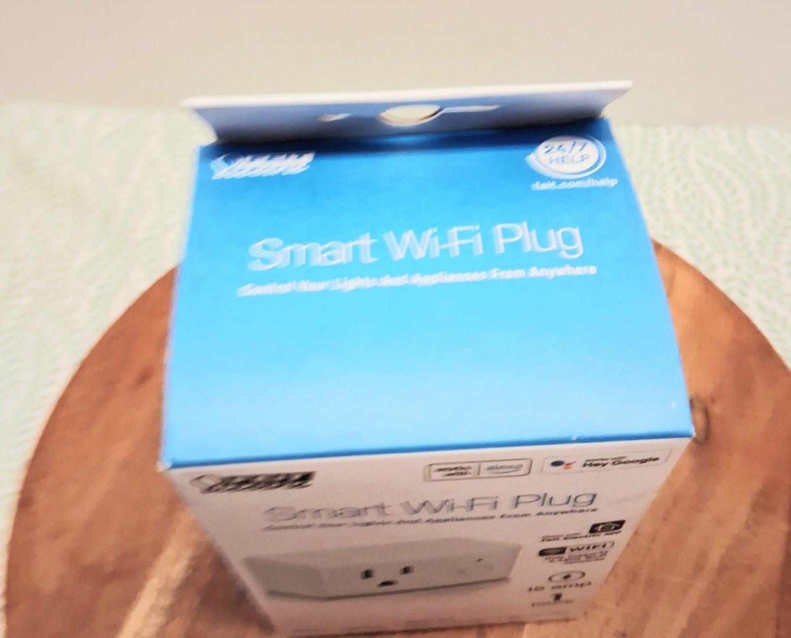 Feit Electric Smart Wi-Fi Plug 1 Pack Apple Andriod White With Box Tested EUC
