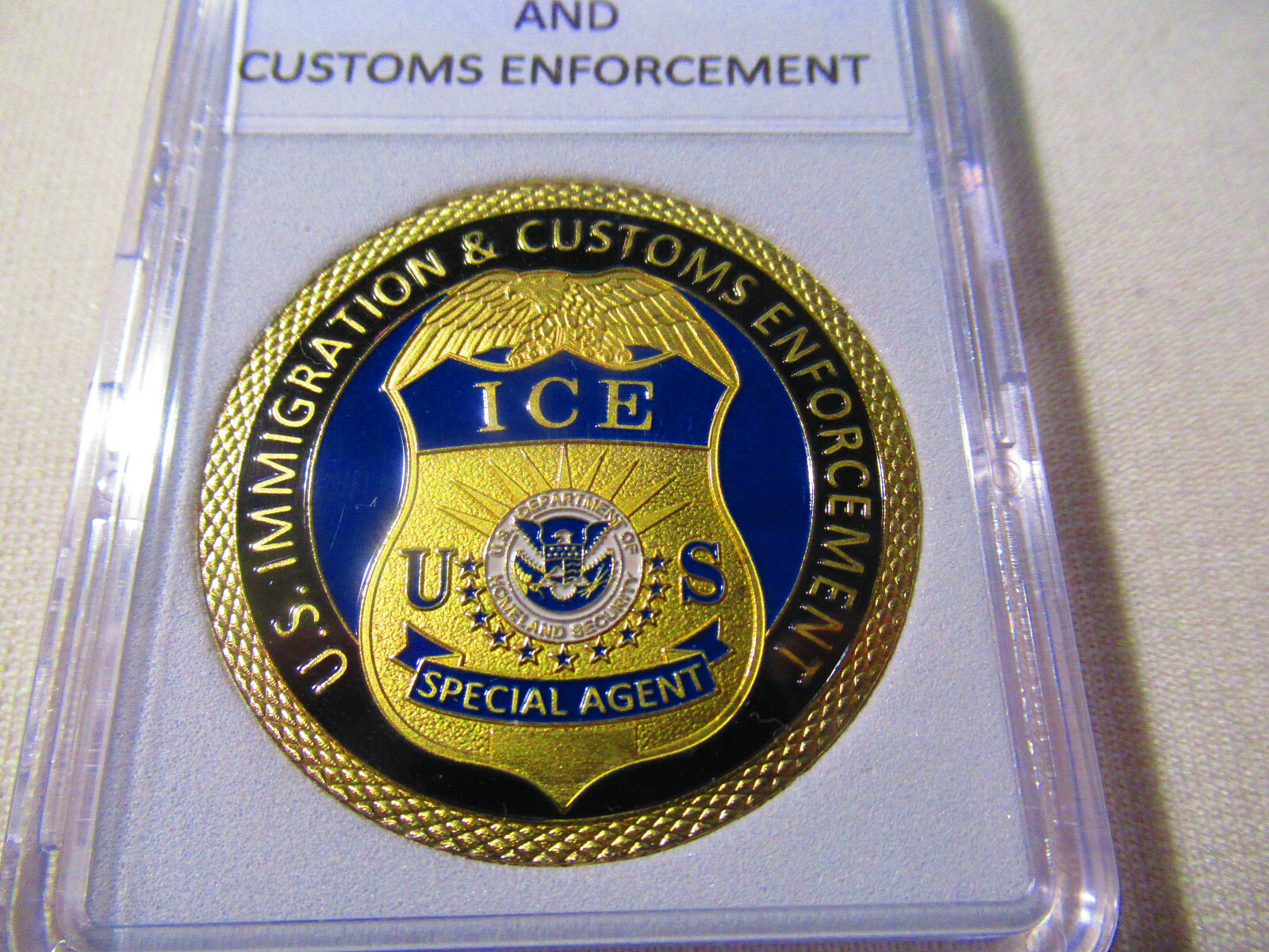 US IMMIGRATION & CUSTOMS ENFORCEMENT (ICE) Challenge Coin