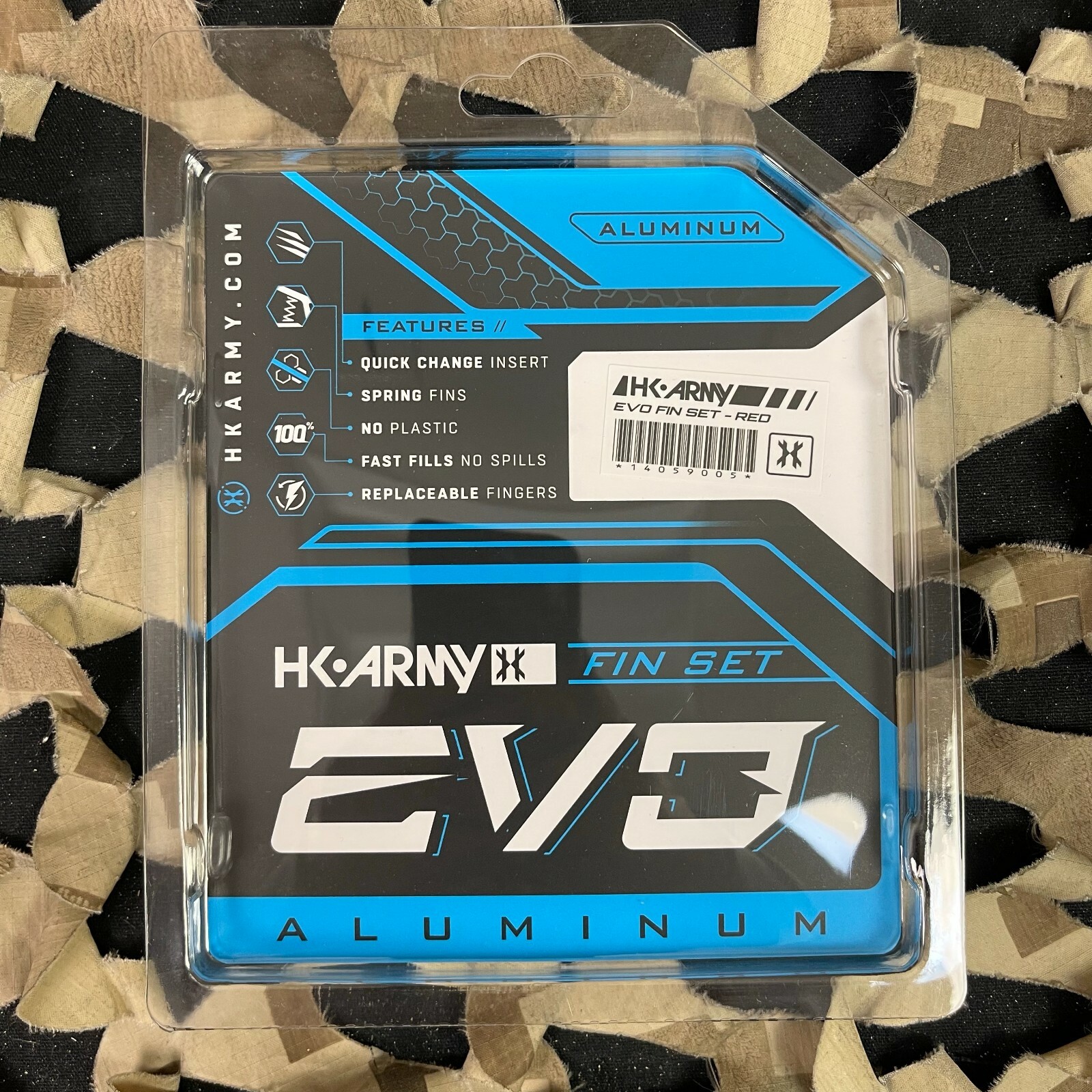 NEW HK Army EVO Replacement Fin Set - Red (2 Pack)