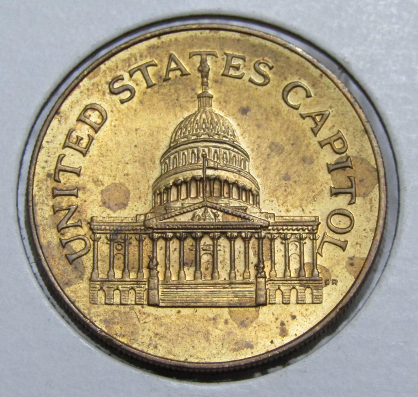 Landmarks of America United States Capitol Building Token - 26mm & 6.4 grams